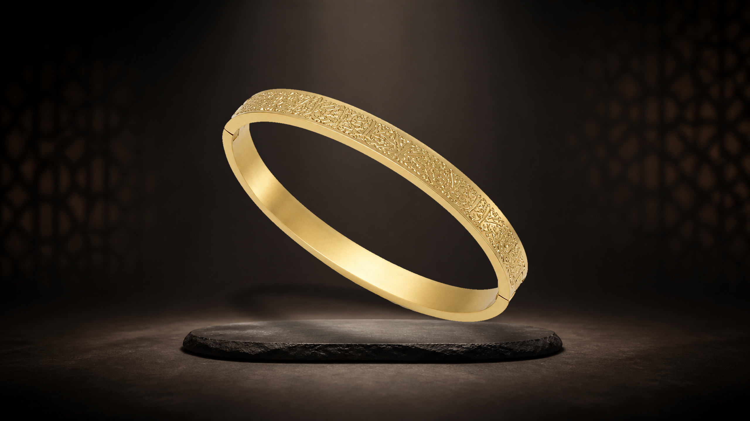 Full Cuff Bracelet - Gold, image 1