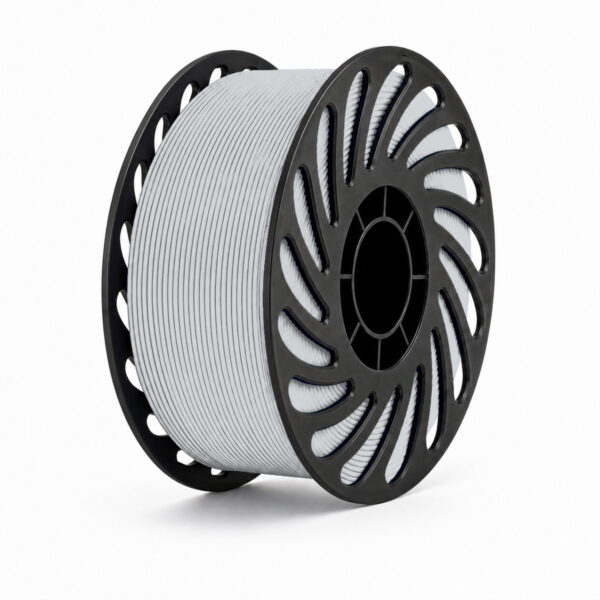 PLA Silk first colour on the corrected filament spool against a white background